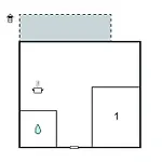 Διαμέρισμα 1 Bedroom Lovely In Turanj